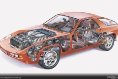 Porsche 928 Cutaway