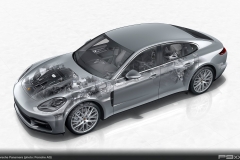 Porsche Panamera 971 Technical Drawing